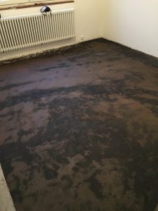 Fußboden vor der Verlegung